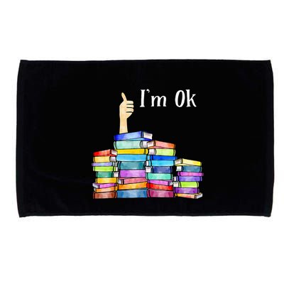 Reading Book Lovers IM Ok National Book Microfiber Hand Towel