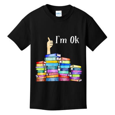 Reading Book Lovers IM Ok National Book Kids T-Shirt