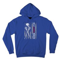 Relax Bro Lacrosse American Flag Lax Hoodie