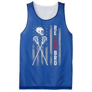 Relax Bro Lacrosse American Flag Lax Mesh Reversible Basketball Jersey Tank