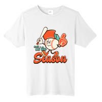 Retro Baseball Lover Tis The Season Game Day Tall Fusion ChromaSoft Performance T-Shirt