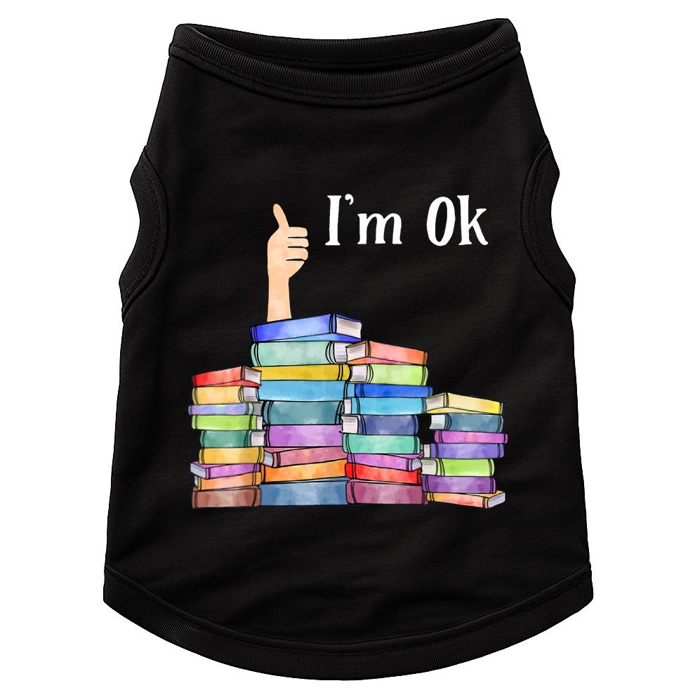 Reading Book Lovers IM Ok National Book Lovers Day Doggie Tank