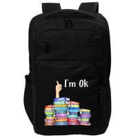 Reading Book Lovers IM Ok National Book Lovers Day Impact Tech Backpack