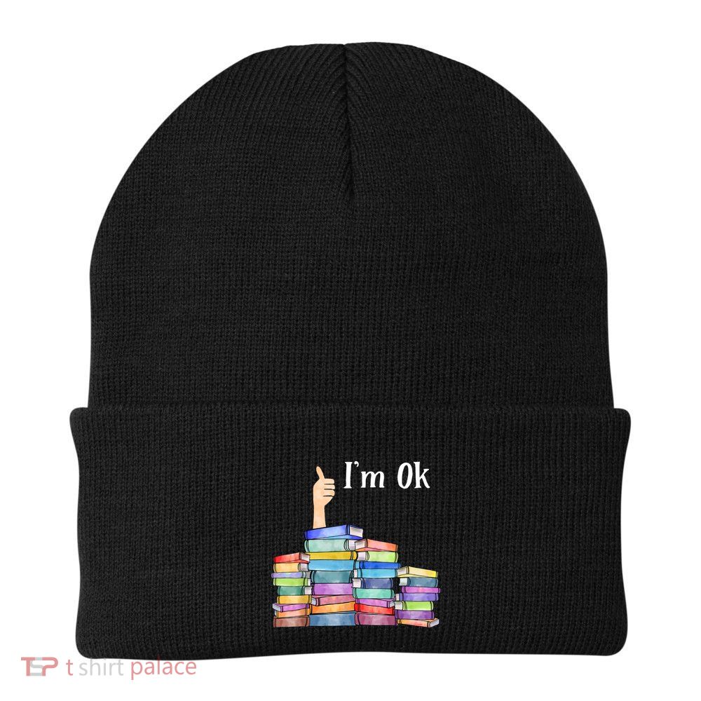 Reading Book Lovers IM Ok National Book Lovers Day Beanie