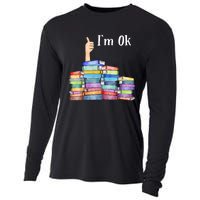 Reading Book Lovers IM Ok National Book Lovers Day Cooling Performance Long Sleeve Crew