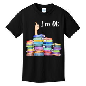 Reading Book Lovers IM Ok National Book Lovers Day Kids T-Shirt