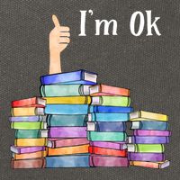 Reading Book Lovers IM Ok National Book Lovers Day Cotton Canvas Backpack