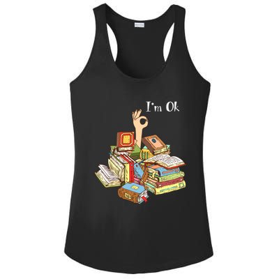 Reading Book Lovers IM Ok National Book Lovers Day Cool Gift Ladies PosiCharge Competitor Racerback Tank