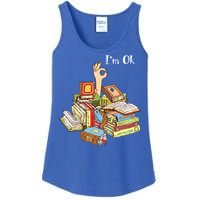 Reading Book Lovers IM Ok National Book Lovers Day Cool Gift Ladies Essential Tank