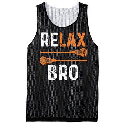 Relax Bro Lacrosse Sports Team Game Mesh Reversible Basketball Jersey Tank