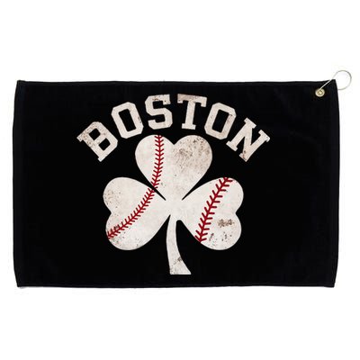 Retro Boston Lover Grommeted Golf Towel