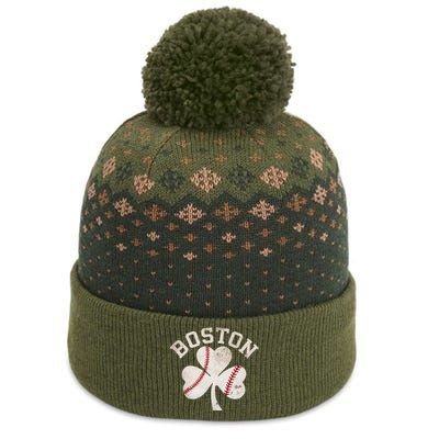 Retro Boston Lover The Baniff Cuffed Pom Beanie