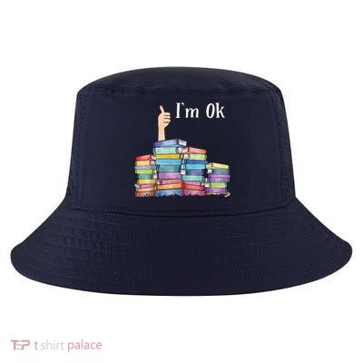 Reading Book Lovers I'm Ok National Book Lovers Day Cool Comfort Performance Bucket Hat