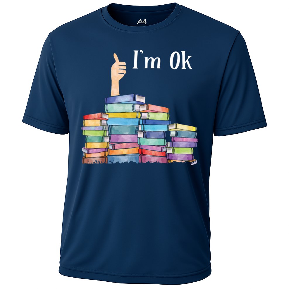Reading Book Lovers I'm Ok National Book Lovers Day Cooling Performance Crew T-Shirt