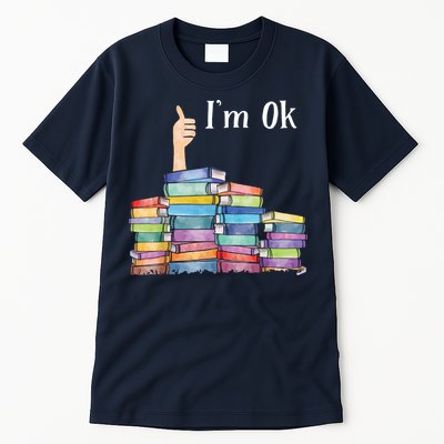 Reading Book Lovers I'm Ok National Book Lovers Day Tall T-Shirt