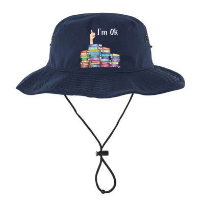 Reading Book Lovers I'm Ok National Book Lovers Day Bucket Hat