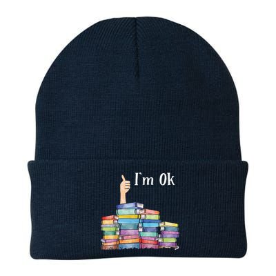 Reading Book Lovers I'm Ok National Book Lovers Day Beanie