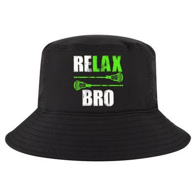Relax Bro Lacrosse Sports Team Game Cool Comfort Performance Bucket Hat