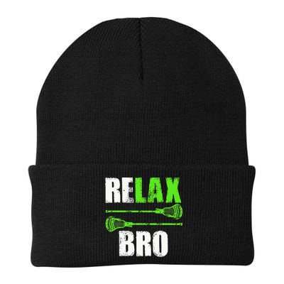 Relax Bro Lacrosse Sports Team Game Beanie