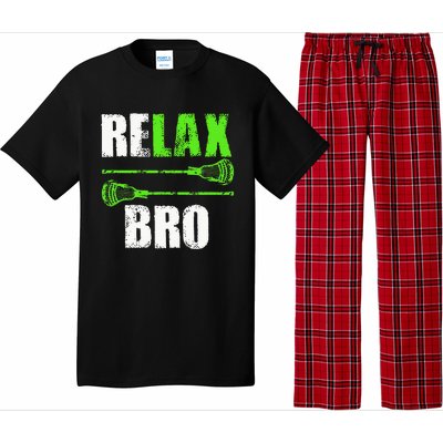 Relax Bro Lacrosse Sports Team Game Pajama Set