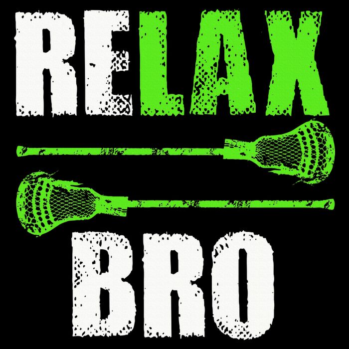 Relax Bro Lacrosse Sports Team Game 16 in Basic Backpack