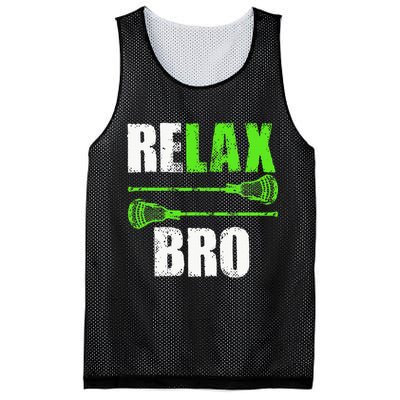 Relax Bro Lacrosse Sports Team Game Mesh Reversible Basketball Jersey Tank
