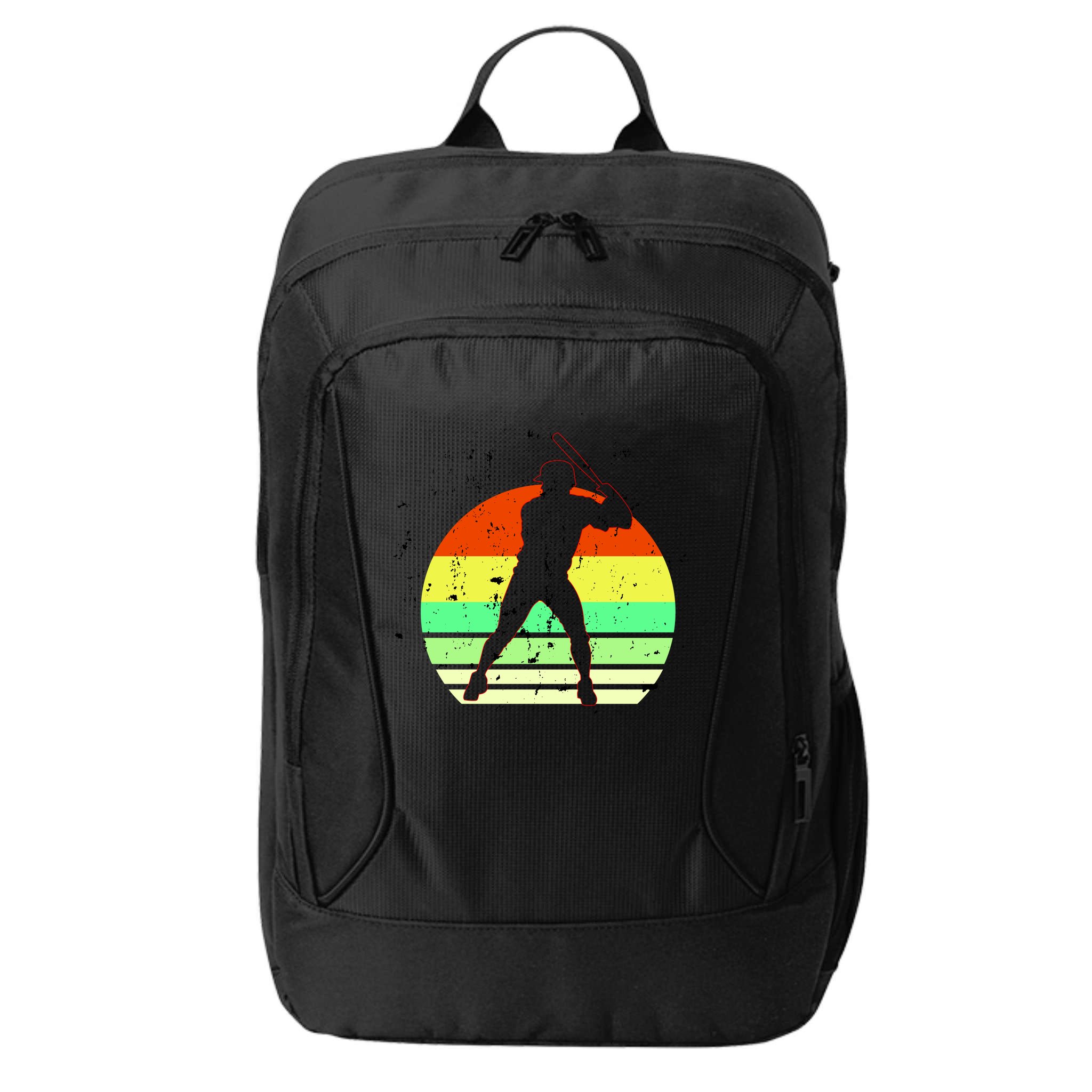Retro Baseball Logo City Backpack