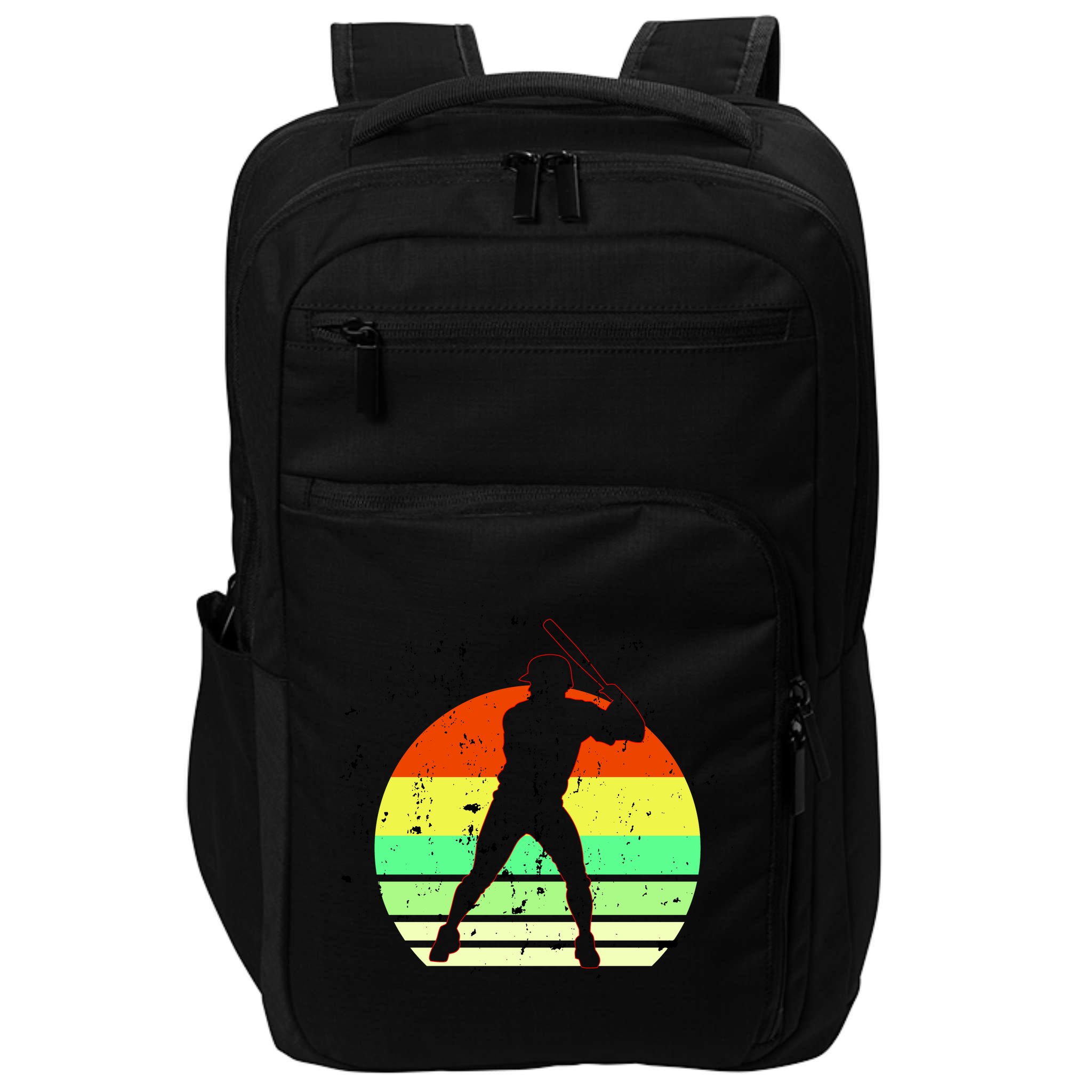Retro Baseball Logo Impact Tech Backpack