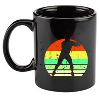 Retro Baseball Logo 11oz C Handle Ceramic Mug