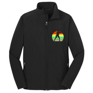 Retro Baseball Logo Core Soft Shell Jacket