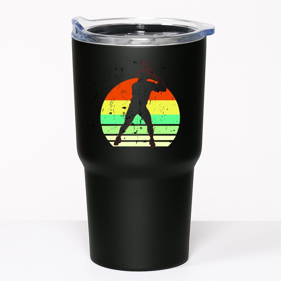 Retro Baseball Logo Tumbler