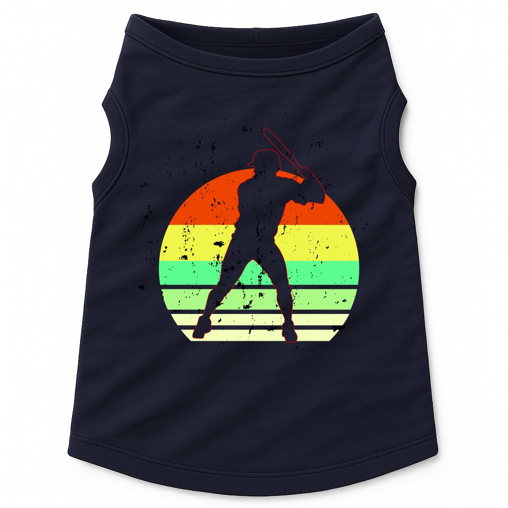 Retro Baseball Logo Doggie Tank