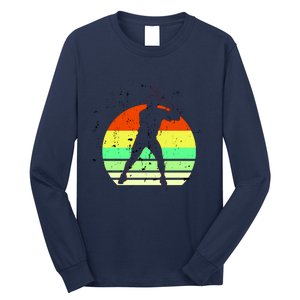 Retro Baseball Logo Long Sleeve Shirt