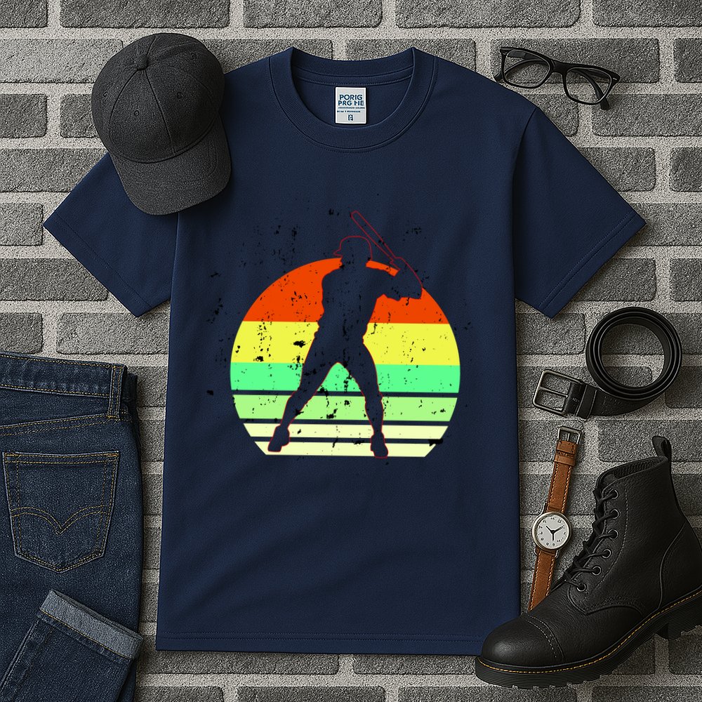 Retro Baseball Logo Tall T-Shirt