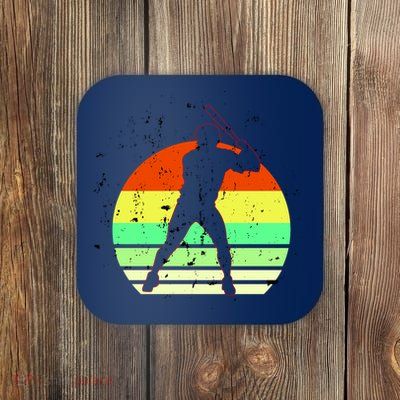 Retro Baseball Logo Coaster