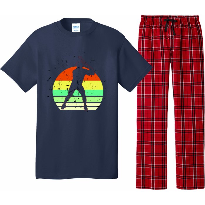 Retro Baseball Logo Pajama Set