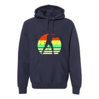 Retro Baseball Logo Premium Hoodie