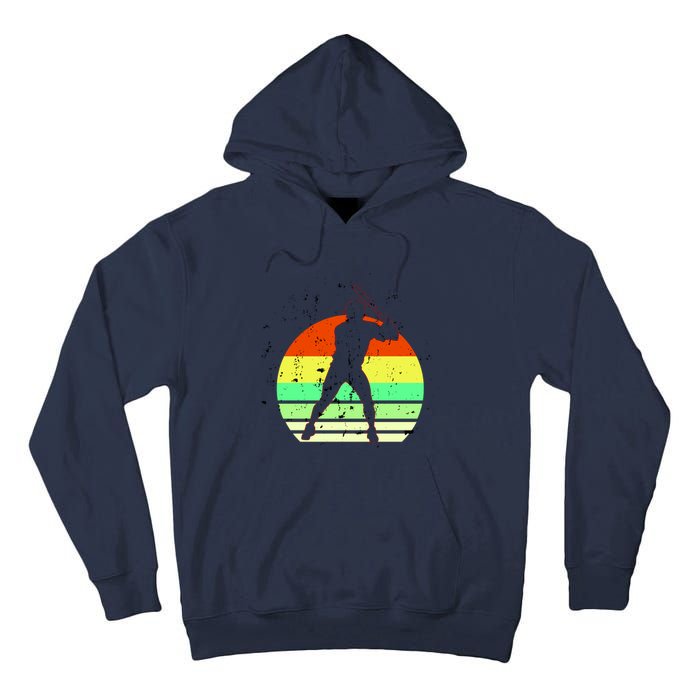 Retro Baseball Logo Tall Hoodie