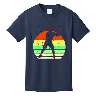 Retro Baseball Logo Kids T-Shirt
