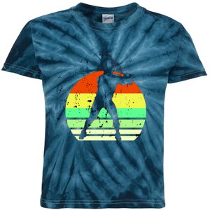 Retro Baseball Logo Kids Tie-Dye T-Shirt