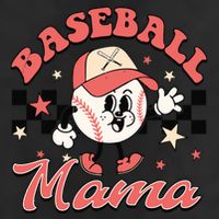 Retro Baseball Mama Hat Checkered 7 Panel Mesh Trucker Snapback Hat