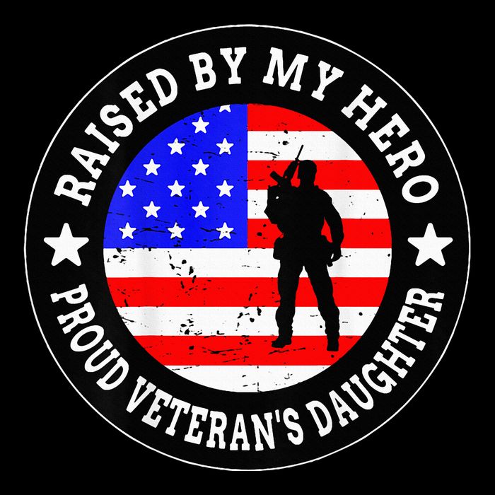 Raised By My Hero VeteranS Daughter Drawstring Bag