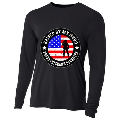 Raised By My Hero VeteranS Daughter Cooling Performance Long Sleeve Crew