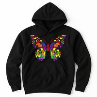 Rainbow Butterflies Monarch Butterfly Hoodie