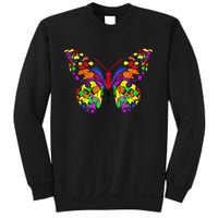 Rainbow Butterflies Monarch Butterfly Sweatshirt