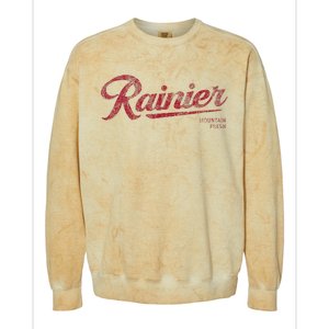 Rainier Beer Mountain Fresh Colorblast Crewneck Sweatshirt