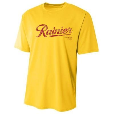 Rainier Beer Mountain Fresh Performance Sprint T-Shirt