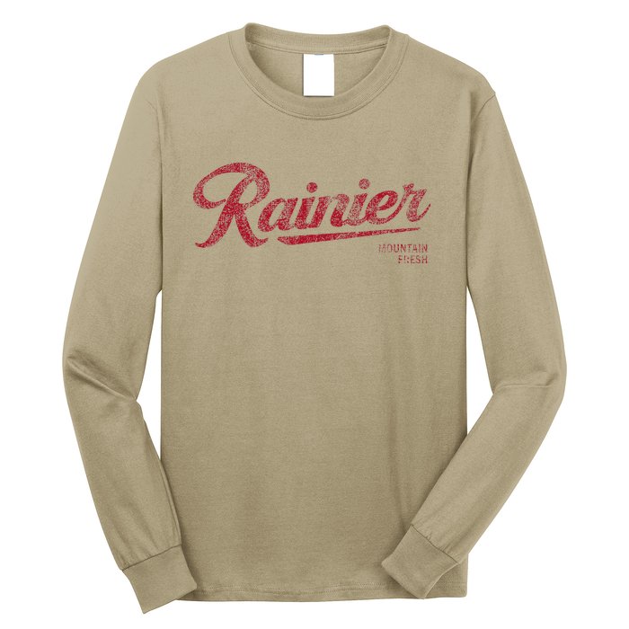 Rainier Beer Mountain Fresh Long Sleeve Shirt