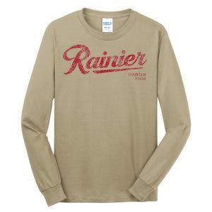 Rainier Beer Mountain Fresh Tall Long Sleeve T-Shirt