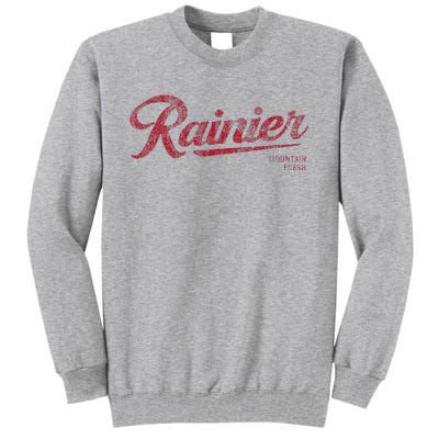 Rainier Beer Mountain Fresh Tall Sweatshirt